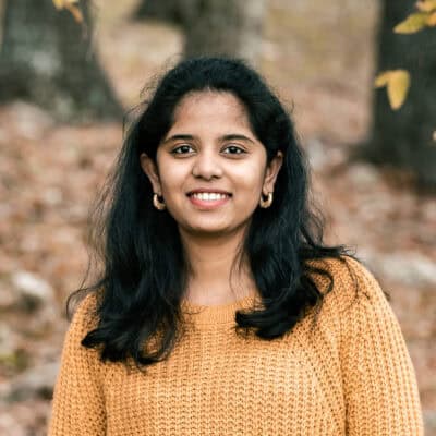 headshot for Madhumita